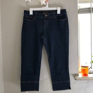 Cropped Straight Leg Jeans